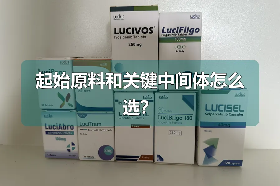 起始原料和关键中间体怎么选？